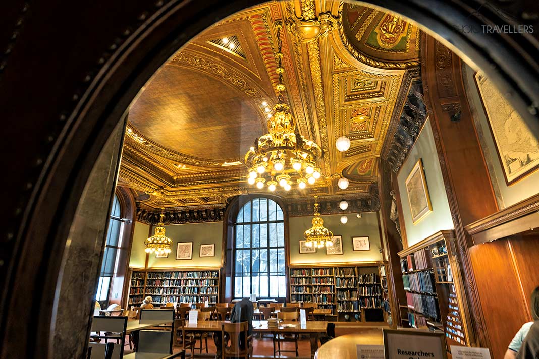 Ein Lesesaal der New York Public Library