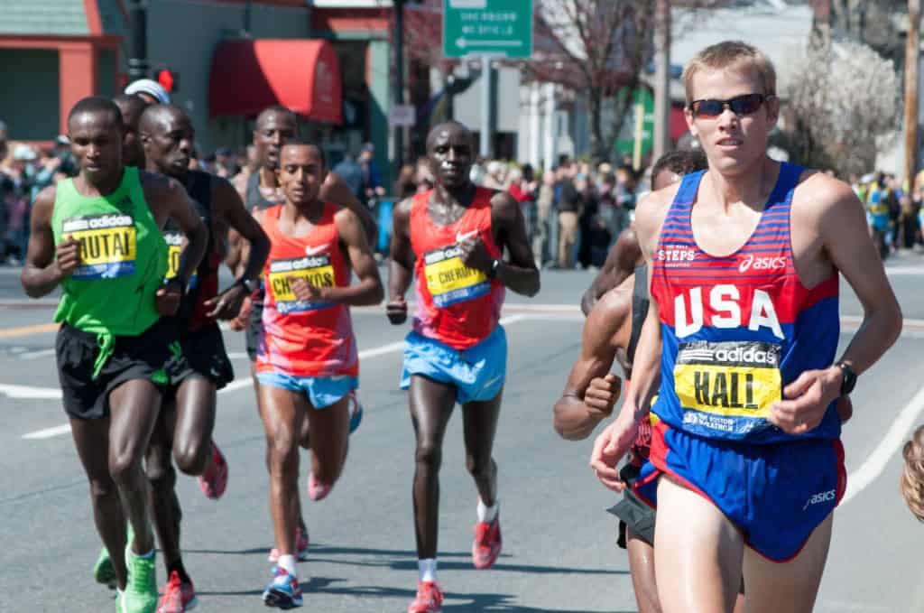 Ryan Hall Leads the 2011 Boston Marathon