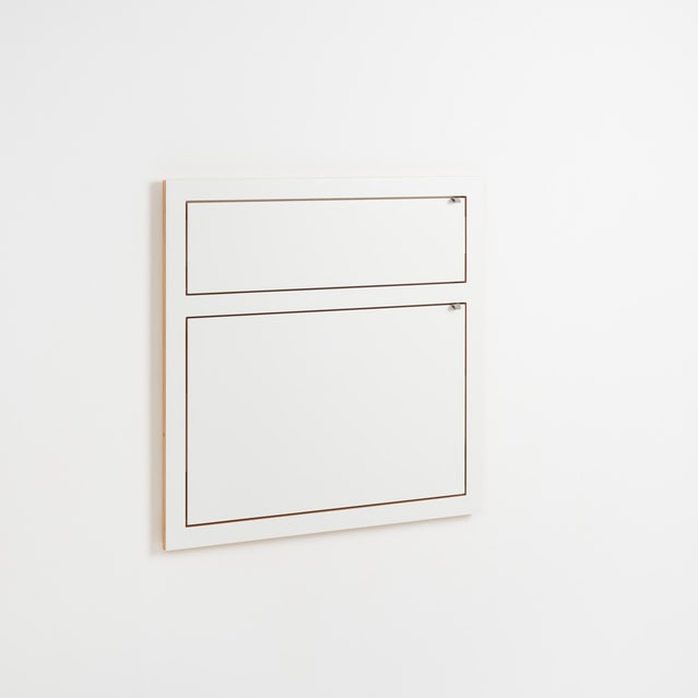 Fläpps Box Sekretär-in 80x50x20 | Klappbarer Wandschreibtisch mit viel Stauraum