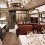 A hotel room with a large window