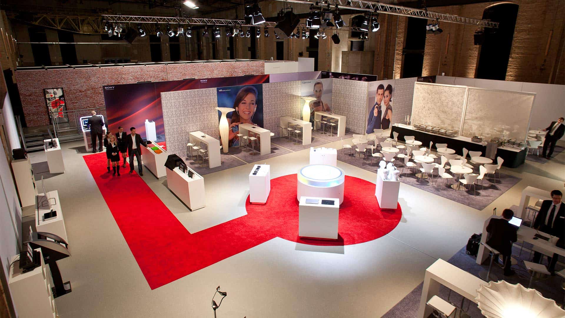 Ein Foto von einer Messeveranstaltung in der Gebläsehalle.