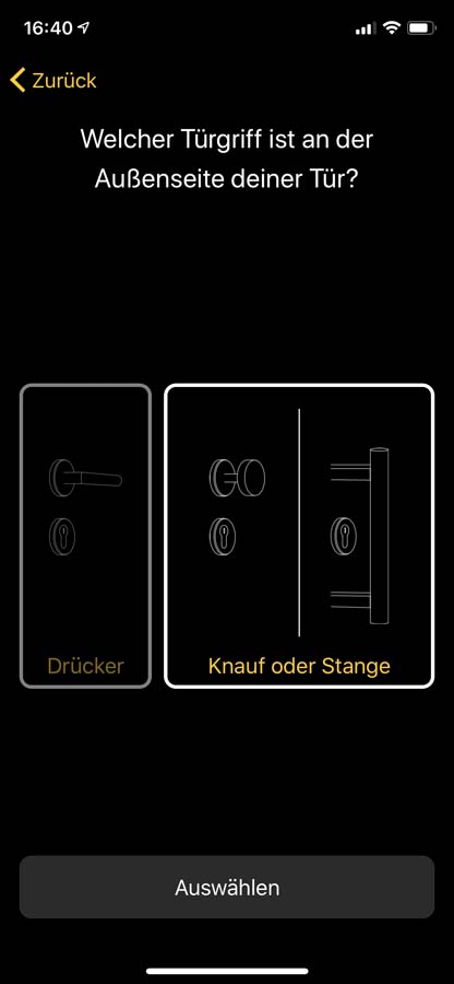 Nuki App - Einrichtung
