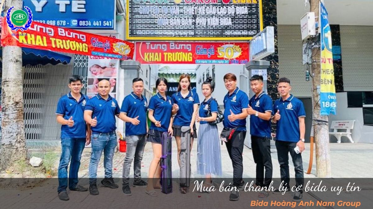 Bida Hoàng Anh Nam Group: Mua bán, thanh lý cơ bida uy tín