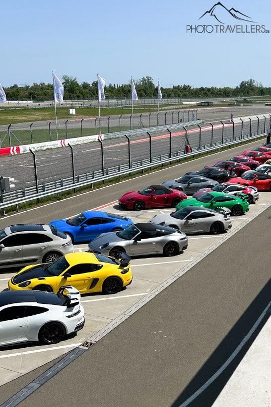 Porsche auf der Rennstrecke