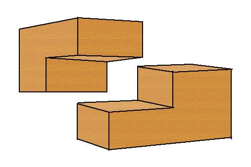 Eckblatt Holzverbindung