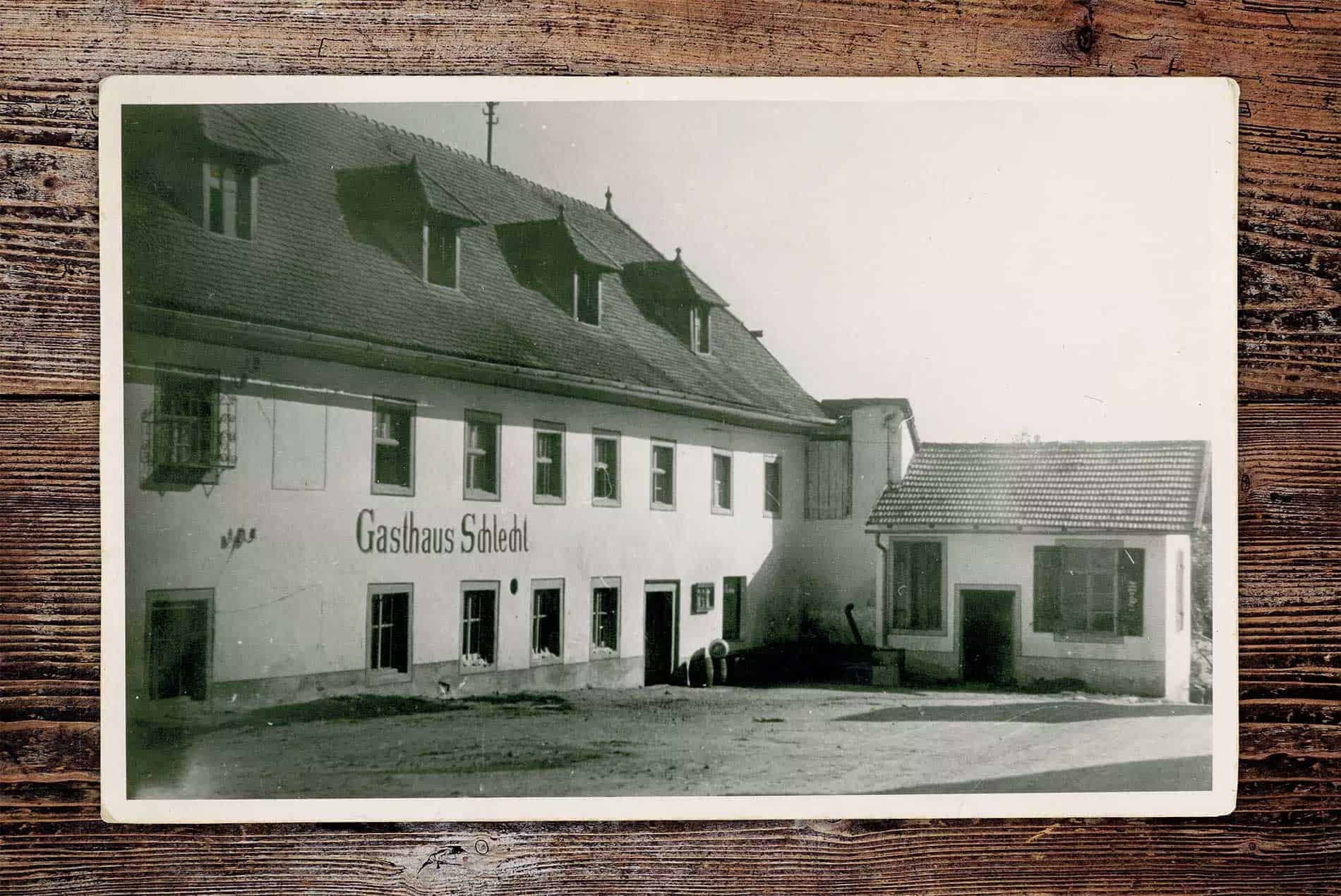 Unser Hotel - Gasthof in den 1930er Jahren