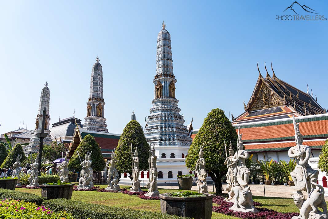 Drei Türme im Großen Palast in Bangkok