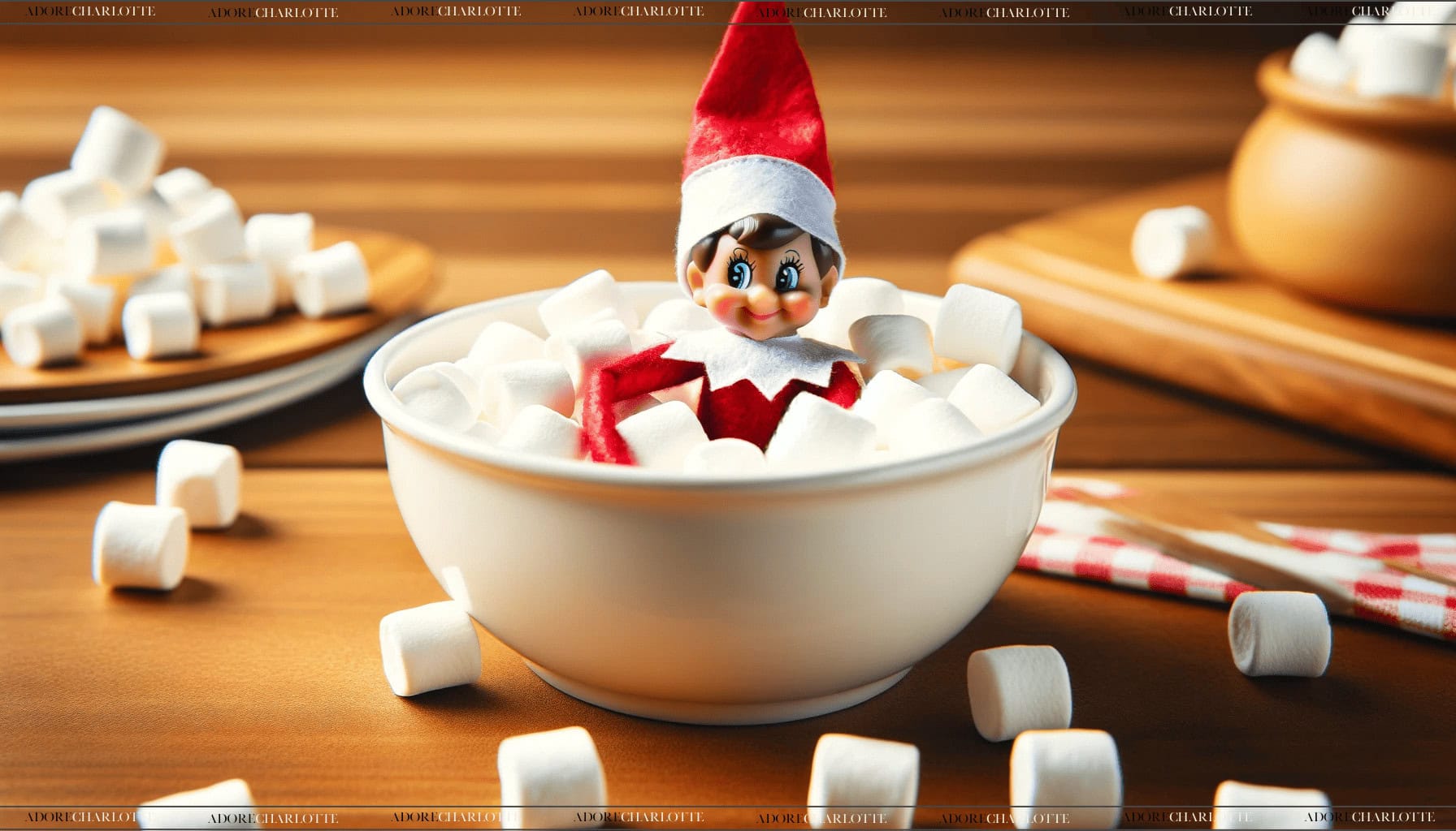 Elf On The Shelf Ideas Marshmallows