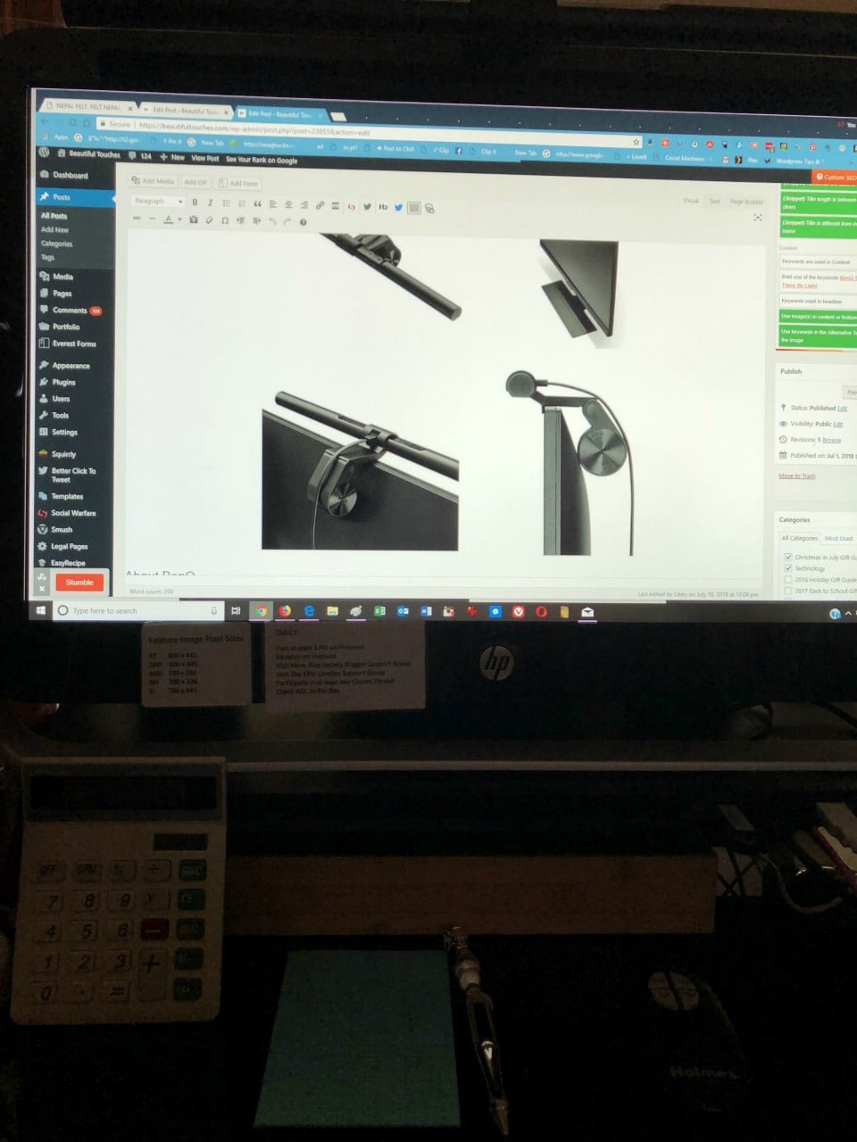 BenQ Said Let There Be Light - Beautiful Touches BenQ Said Let There Be Light