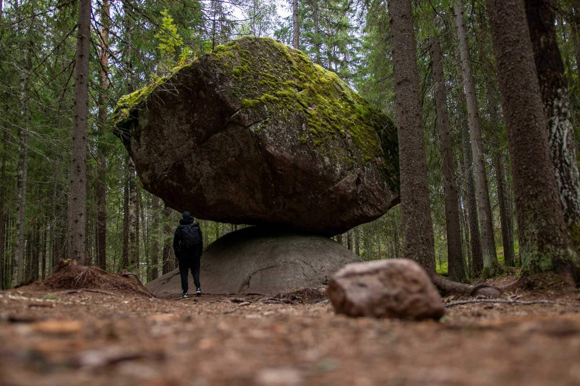 Wanderung zum Kummakivi Finnland Rundreise Finnland Rundreise Wanderung zum Kummakivi