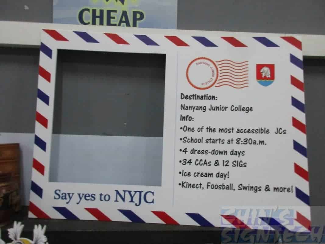 foam board frame for NYJC