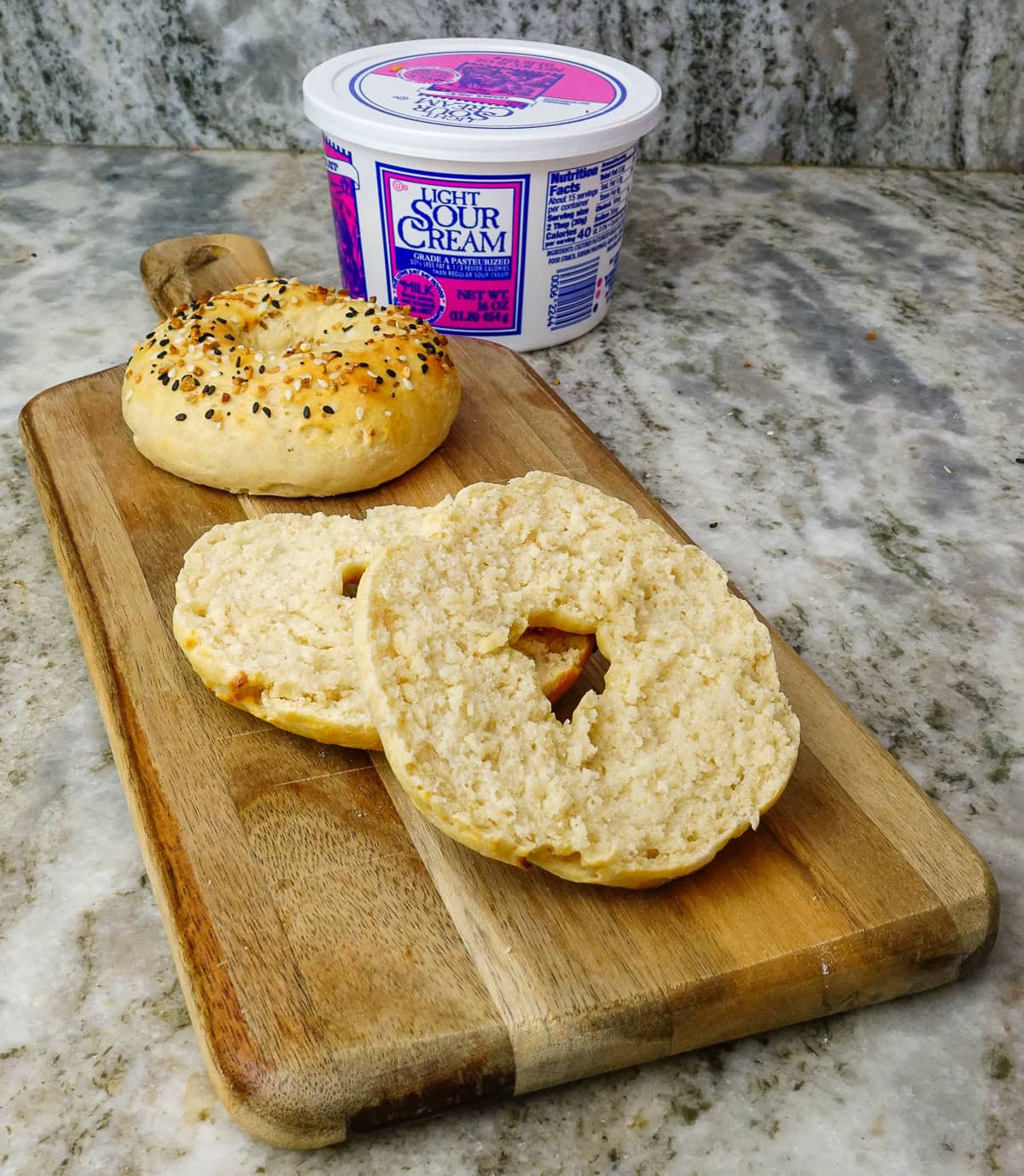 Sour cream bagels