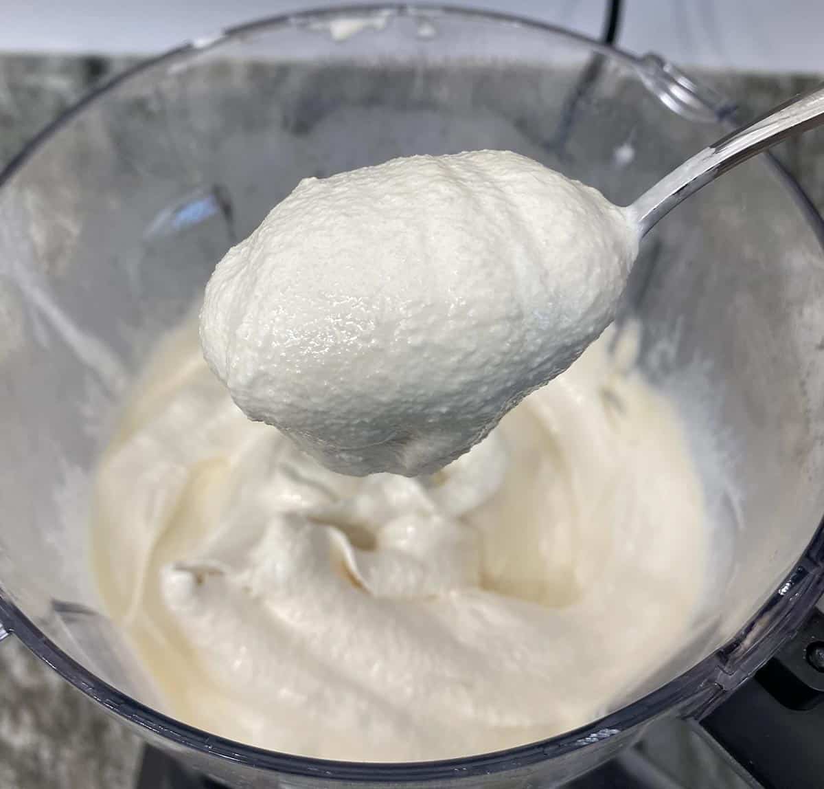 Soft serve vanilla ice cream