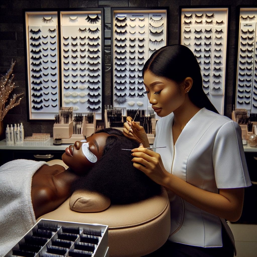 lash out: discover the best eyelash extension services in abuja