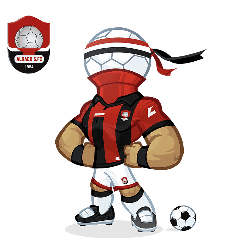 Al-Raed FC mascot design Al-Raed FC mascot design