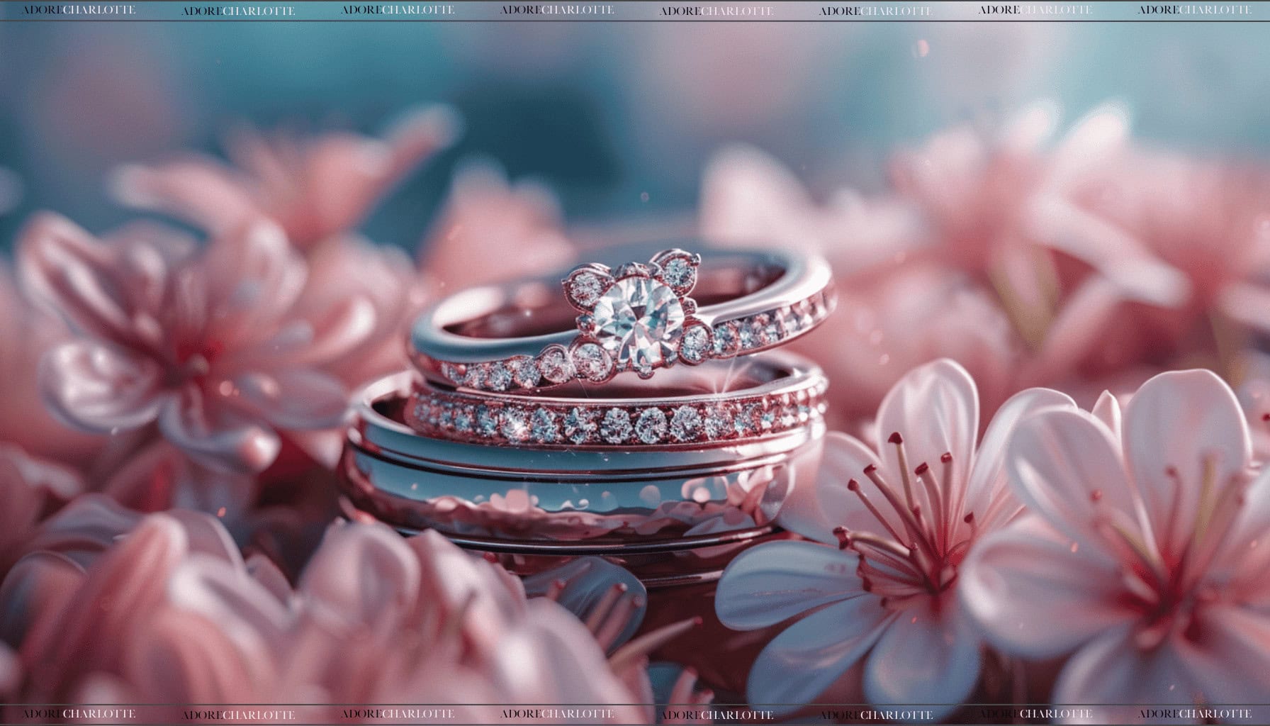 Stunning wedding bands.