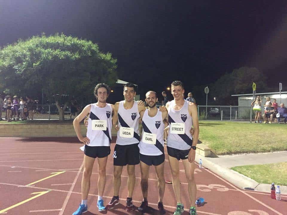 Part of the Parkville Project at the Steigen Spectacular- Left-right Charlie Park, Max Ueda, Nick Earl and Ralph Street