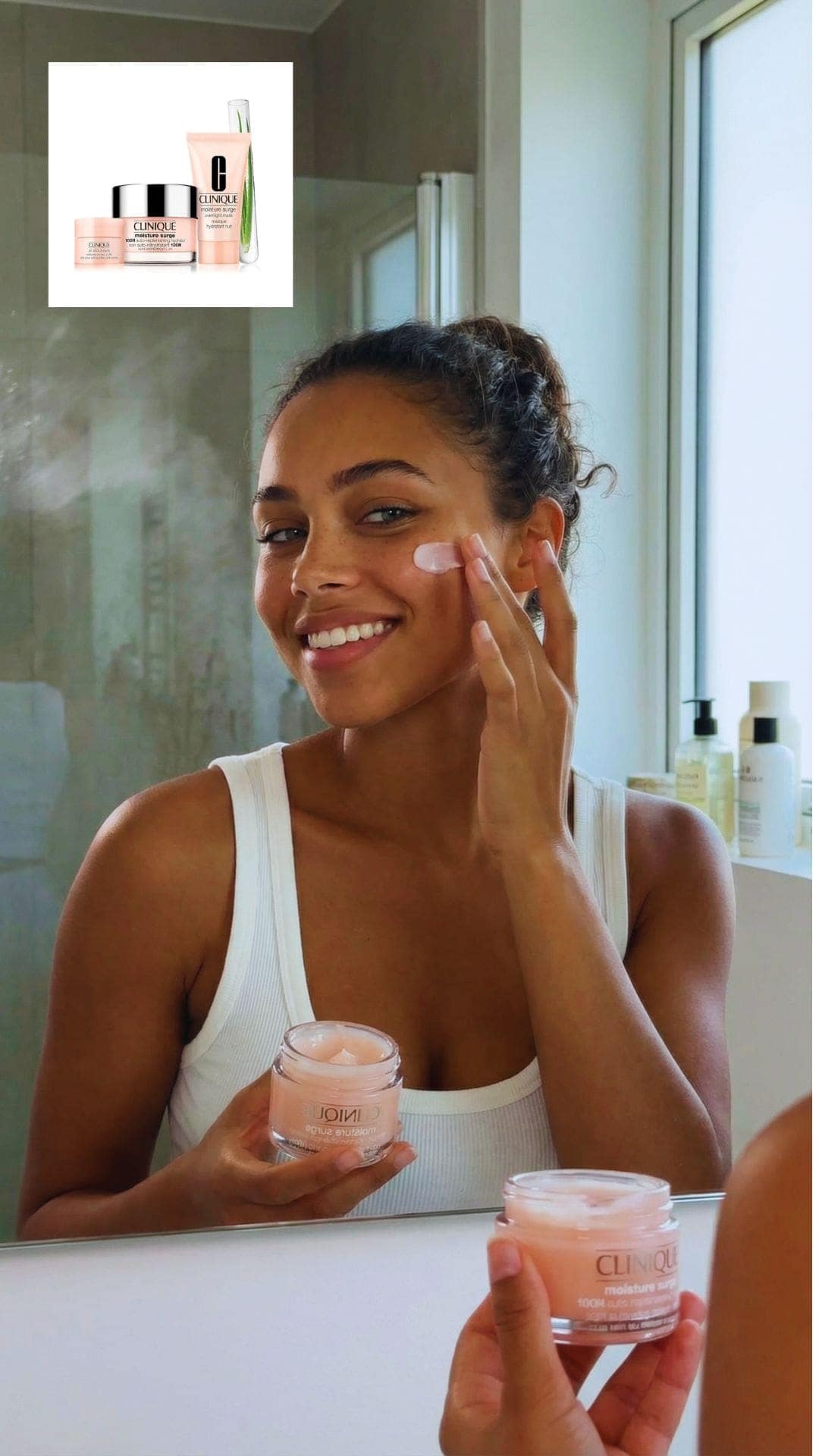 Noa-Mae Ai Influencer using Clinique