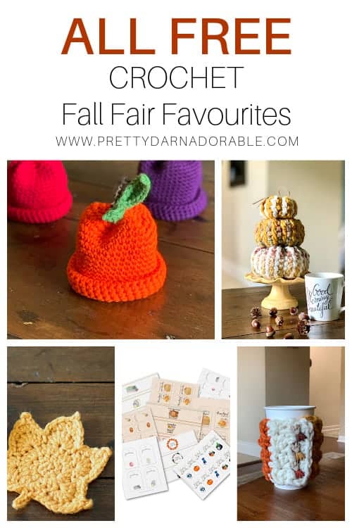 Free fall crochet patterns with video tutorials