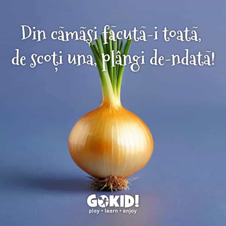 ghicitori scurte cu legume ceapa