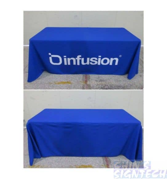 Trade Show Table Cloth – 4 Sided Full covers Trade Show Table Cloth – 4 Sided Full covers