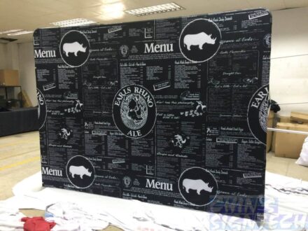 10ft tension fabric display