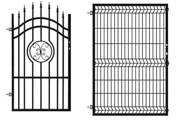 Furtki Ogrodzeniowe i Panelowe ze Słupkami - Sklep Siatki-Stal.pl