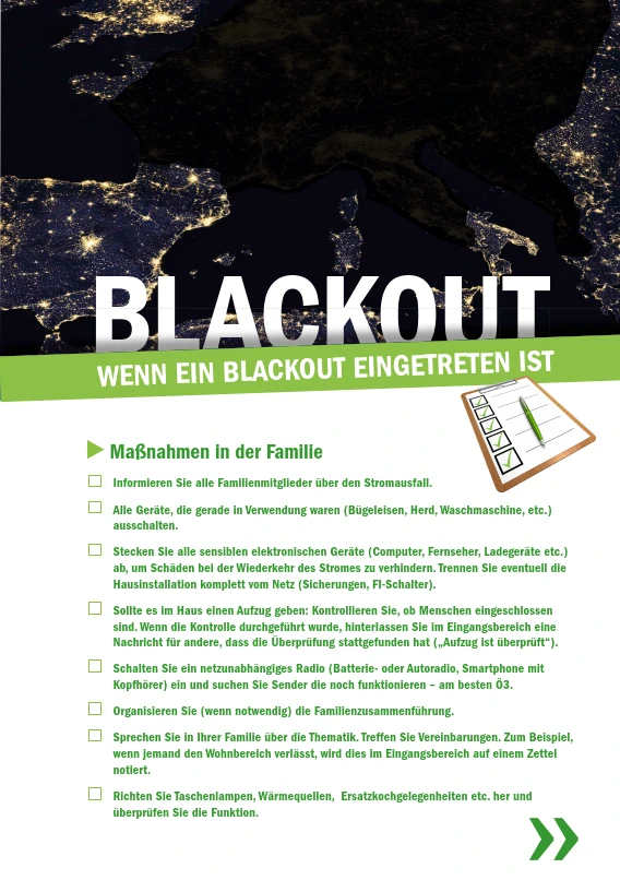 lf-Wenn ein Blackout eingetreten ist