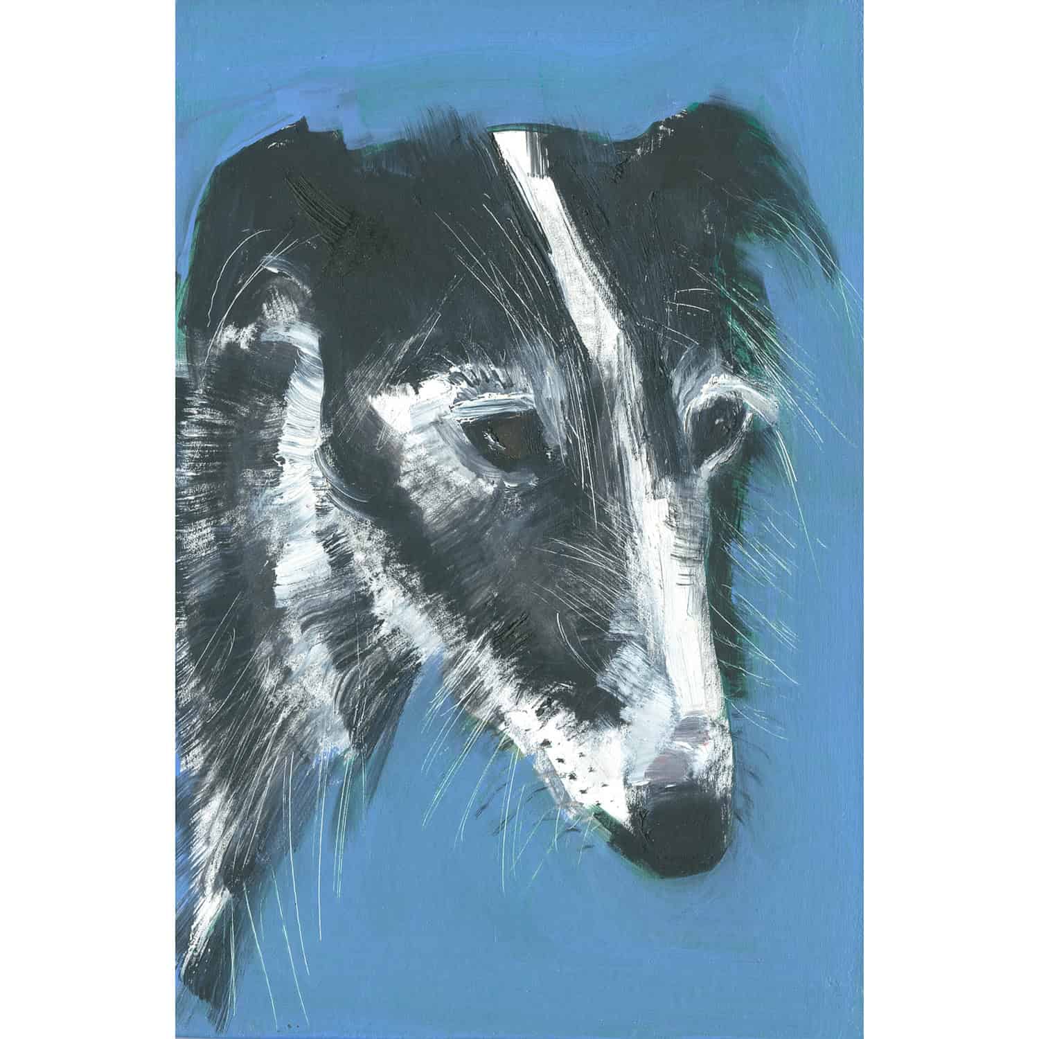 4502C Black & White Portrait Miniature Painting – Sally Muir