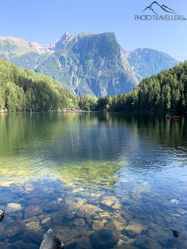 Der Blick über den Piburger See