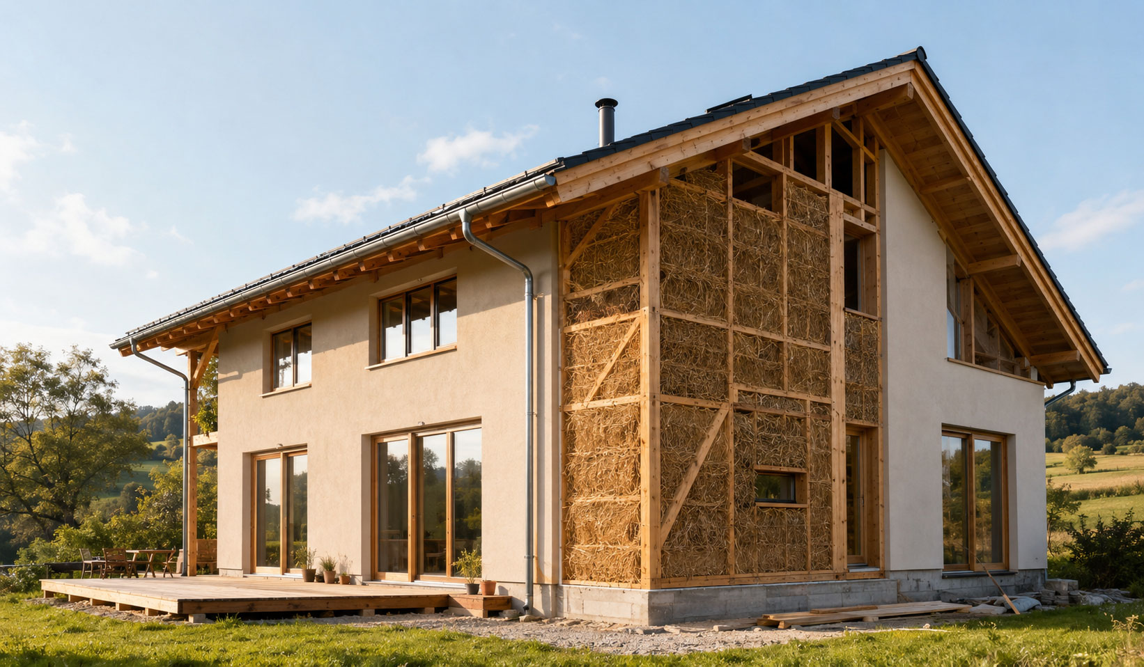 Strohballenhaus bauen: Warum Feuer nicht das größte Risiko ist strohballenhaus