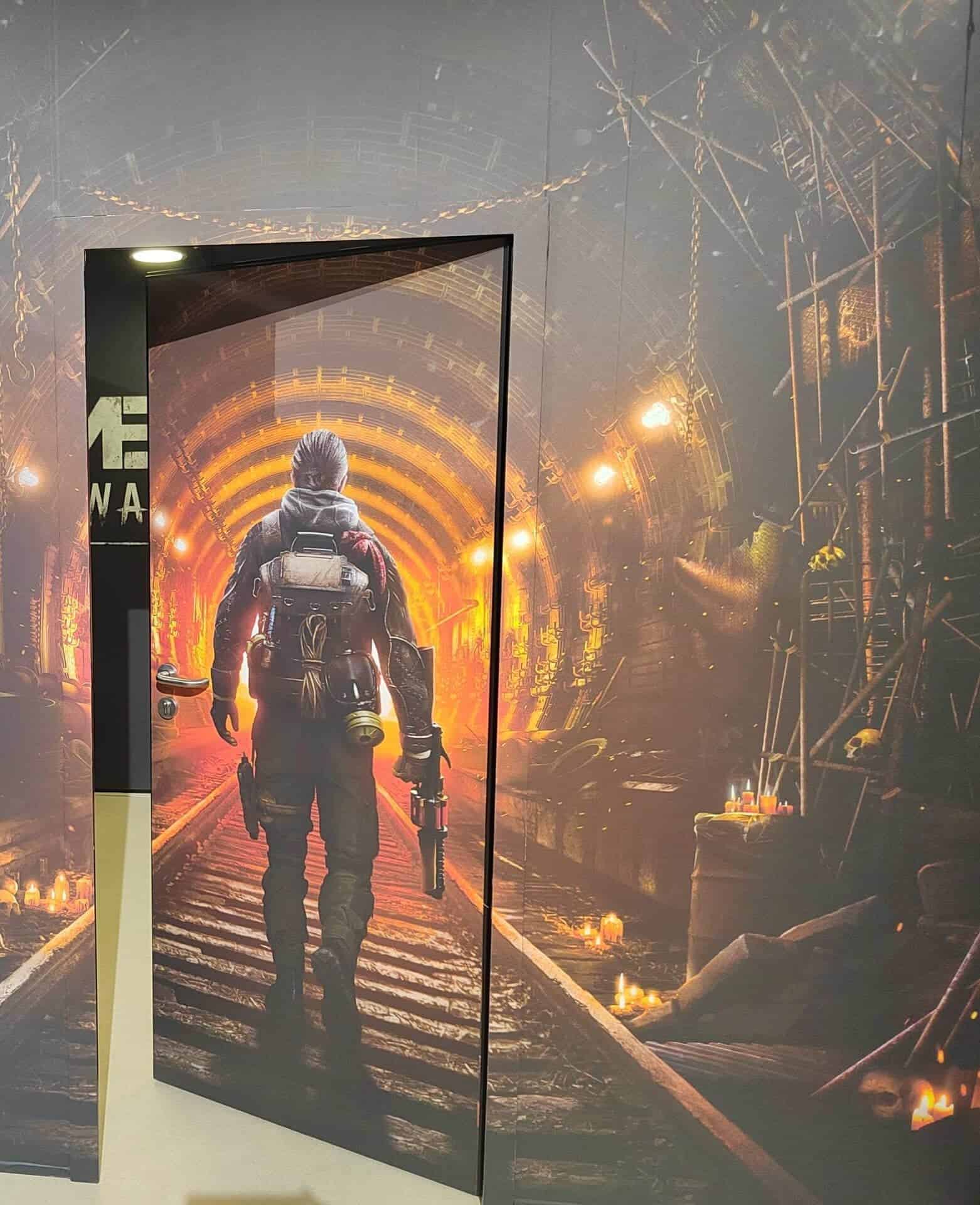 MetroAwakeningVR_Gamescom2024 Technologie de gaming immersive Air-Gaming avec affichage 3D pour jeux vidéo en réalité virtuelle.