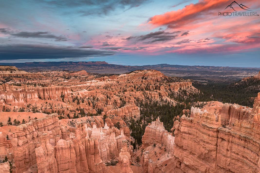 Dämmerung am Sunset Point am Bryce Canyon in Utah