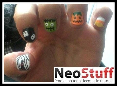 5 diferentes Nail art para halloween