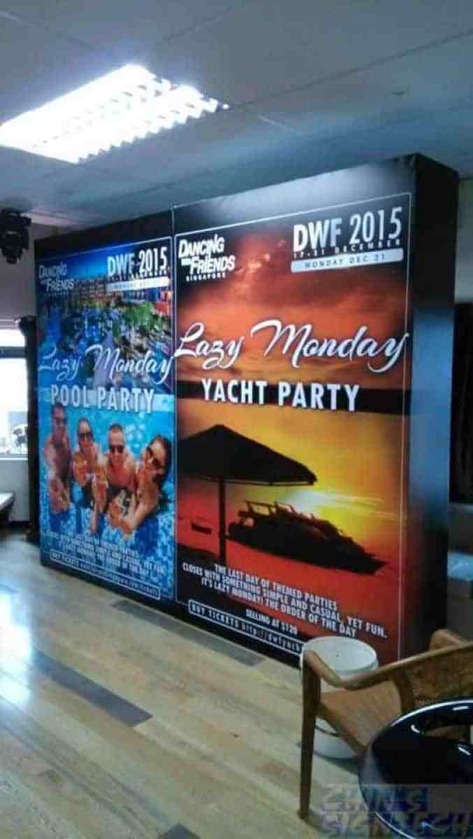 8 x 5ft Photo Booth backdrop for dancing with friends - Yatch party and Pool Night