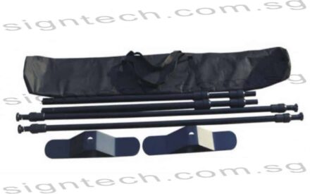 Telescopic Backdrop Stand with carry bag