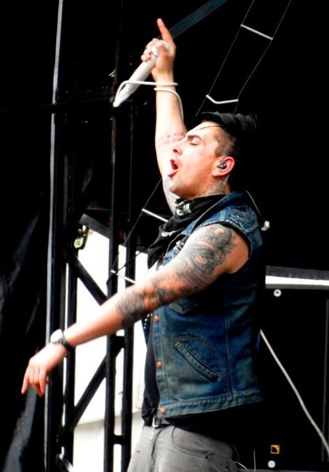 Ian Watkins performing in 2010, two years before his arrest.