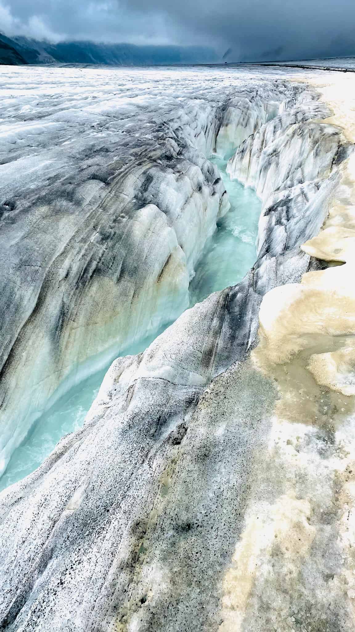 A stream on the Aletsch Glacier