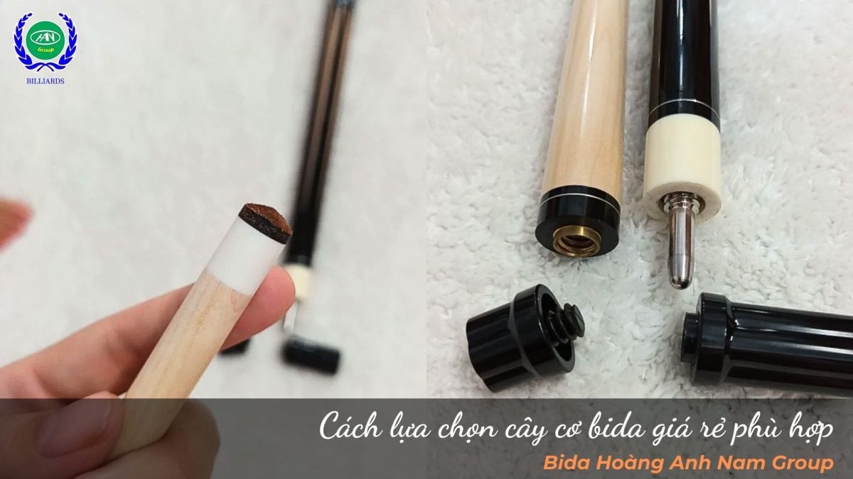 Cách lựa chọn cây cơ bida giá rẻ phù hợp
