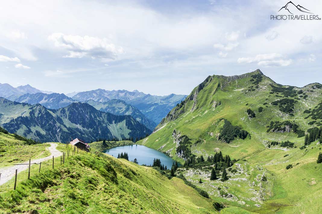 Der Seealpsee in den Allgäuer Alpen