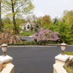 A wooden statue in a park