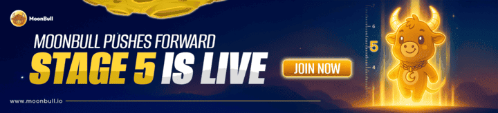 Analysts Eye MoonBull as the Best Crypto to Buy After $500K Raised While DOGE and PEPE Prices Stay Bullish 3 Promotional banner for MoonBull