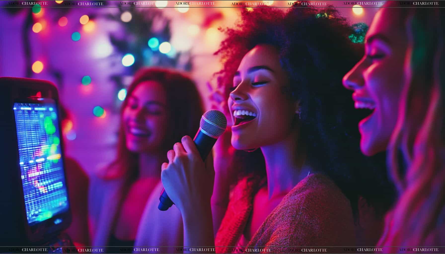 Mums night out Karaoke in London.