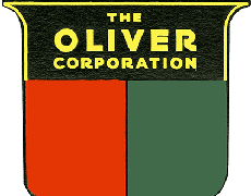 Oliver_logo230x180 Oliver Corporation vintage logo with red, green, black, and yellow design elements.