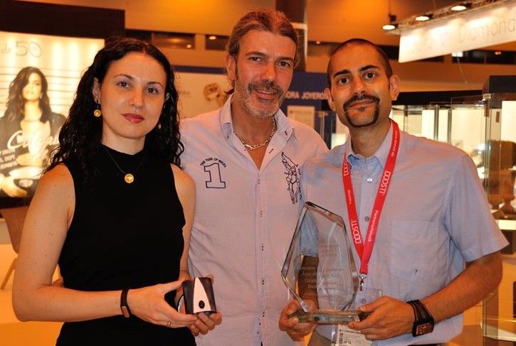 Irene Lopez, Raul Romero from M& Tools and José Francisco Alfaya.