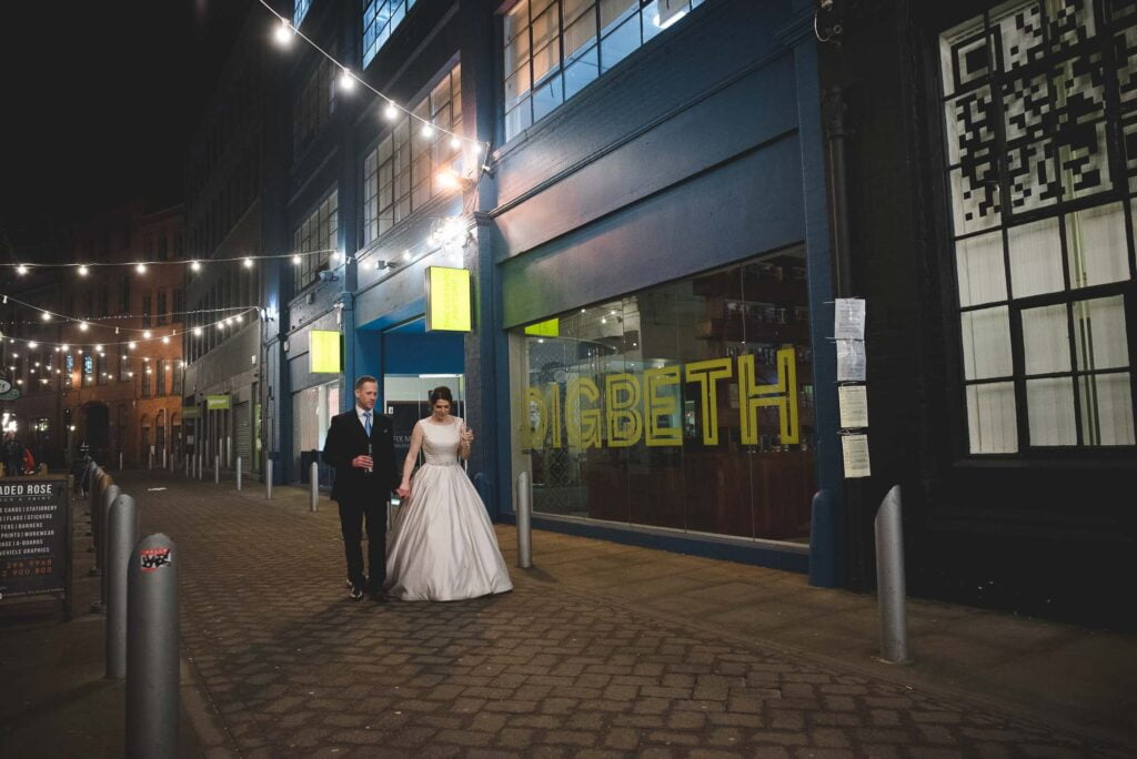 Cool Wedding Venues in Birmingham Digbeth outside the Custard Factory