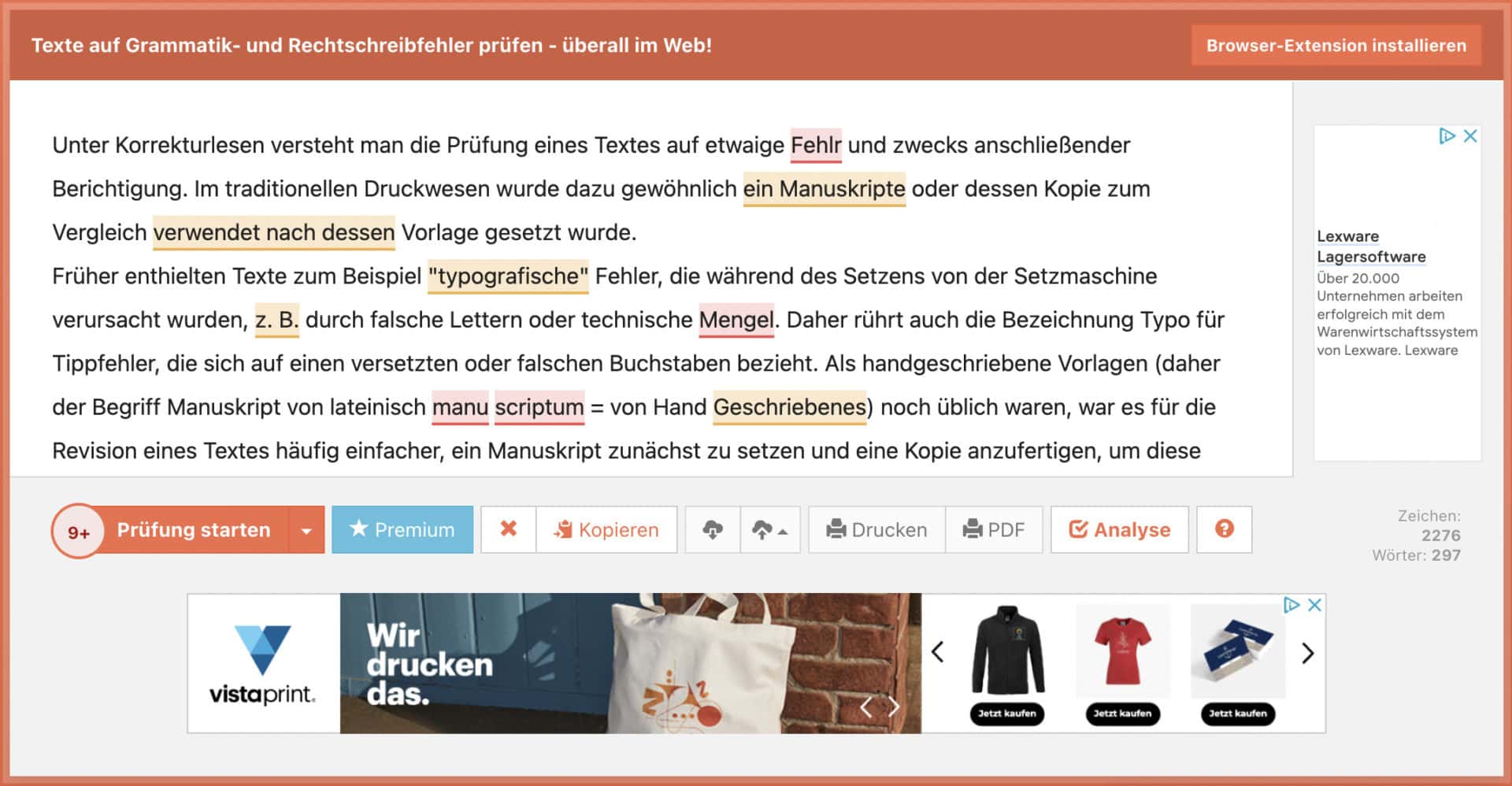 Die Beste Rechtschreibprüfung 2026 (Wissenschaftliche Texte) | Testsieger 4 Rechtschreibprüfung24 Korrektur-Test
