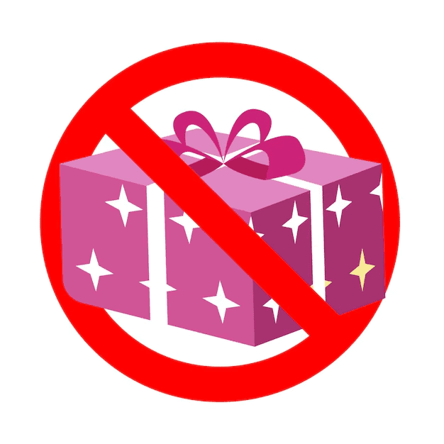 Avoid inappropriate gifts