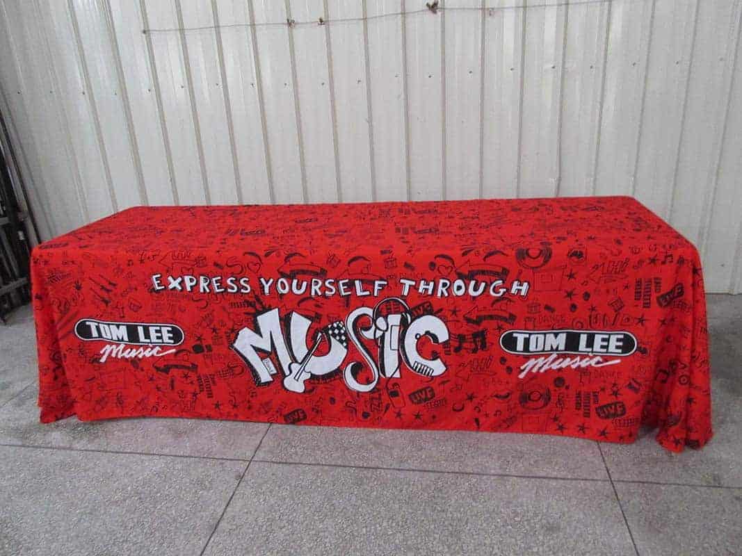 Exhibition tablecloth