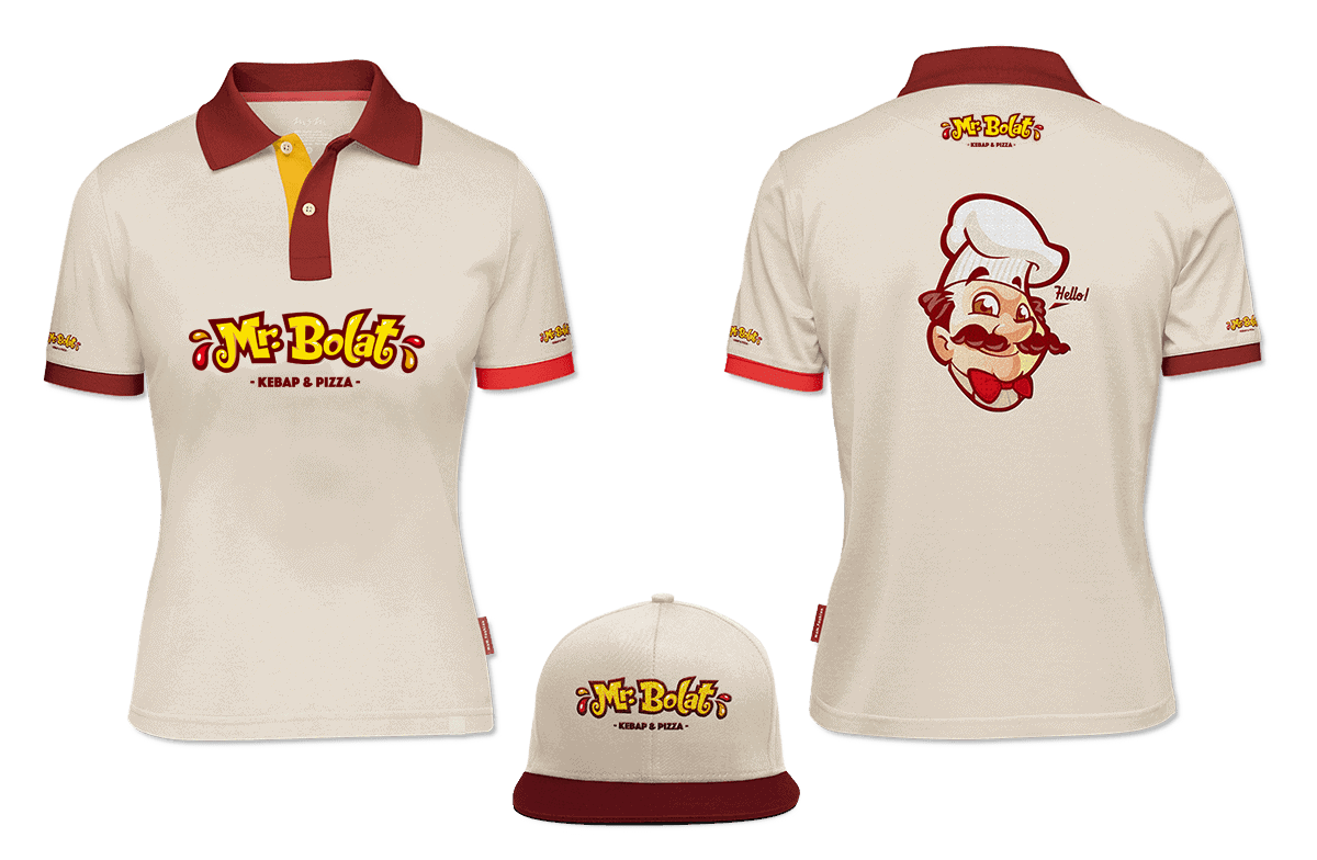 Mr Bolat eating place uniform Mr Bolat eating place uniform